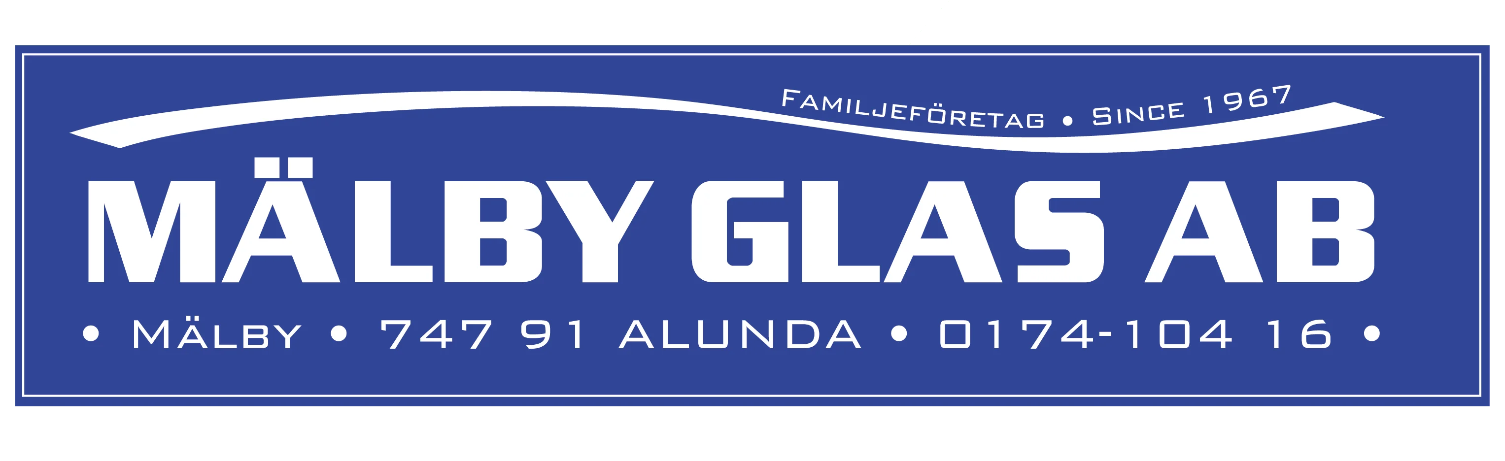 Mälby Glas Aktiebolag logotyp