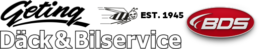 Geting-, Däck- & Bilservice Aktiebolag logotyp
