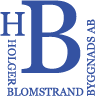 Holger Blomstrand Byggnads Aktiebolag logotyp