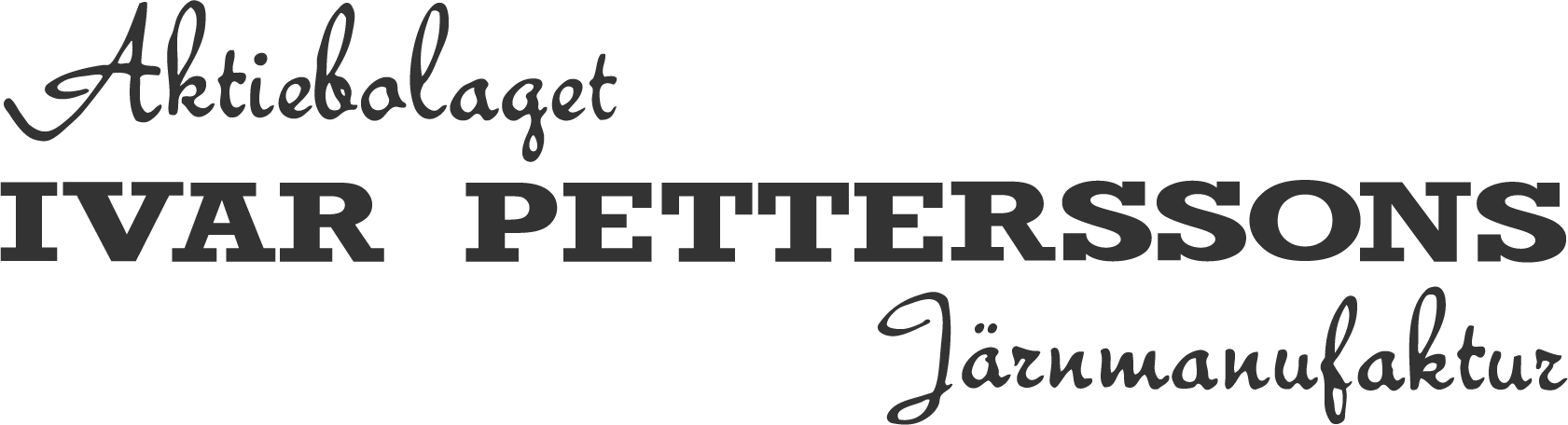 Aktiebolaget Ivar Petterssons Järnmanufaktur logotyp