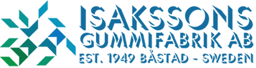 Isakssons Gummifabrik Aktiebolag logotyp