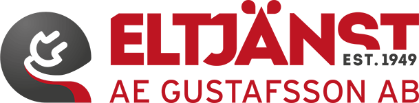 Eltjänst A.E. Gustafsson Aktiebolag logotyp
