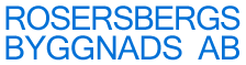 Rosersbergs Byggnads Aktiebolag logotyp