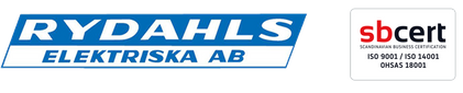Rydahls Elektriska AB logotyp