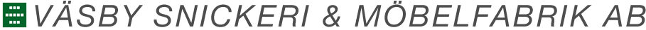 Väsby Snickeri- & Möbelfabrik Aktiebolag logotyp