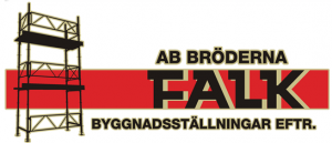 Aktiebolaget Bröderna Falk Byggnadsställningar Eftr. logotyp