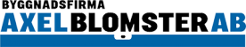 Byggnadsfirma Axel Blomster Aktiebolag logotyp