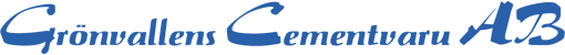 Grönvallens Cementvaru Aktiebolag logotyp