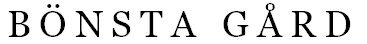 Bönsta Gård Aktiebolag logotyp