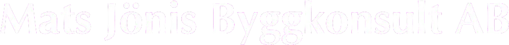 Mats Jönis Byggkonsult AB logotyp