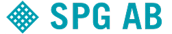 Stockholms Plåt- och Gummi Perforering SPG Aktiebolag logotyp