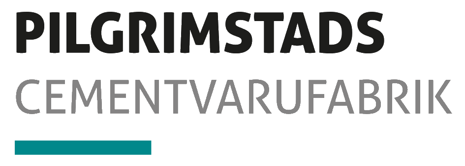 Pilgrimstads Cementvarufabrik Aktiebolag logotyp