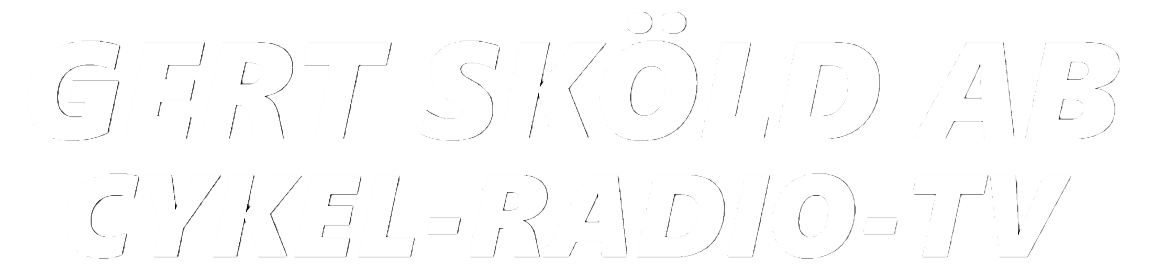 Gert Sköld Cykel & Radio Aktiebolag logotyp