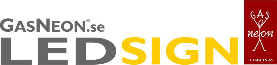 GasNeon LED Sign AB logotyp