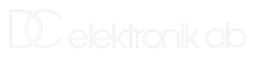 D.C. elektronik Aktiebolag logotyp