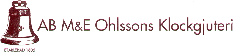 M & E Ohlssons Klockgjuteri AB logotyp