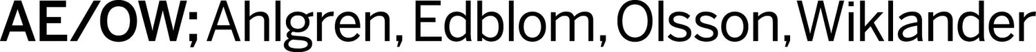 AHLGREN EDBLOM OLSSON WIKLANDER arkitekter AB logotyp