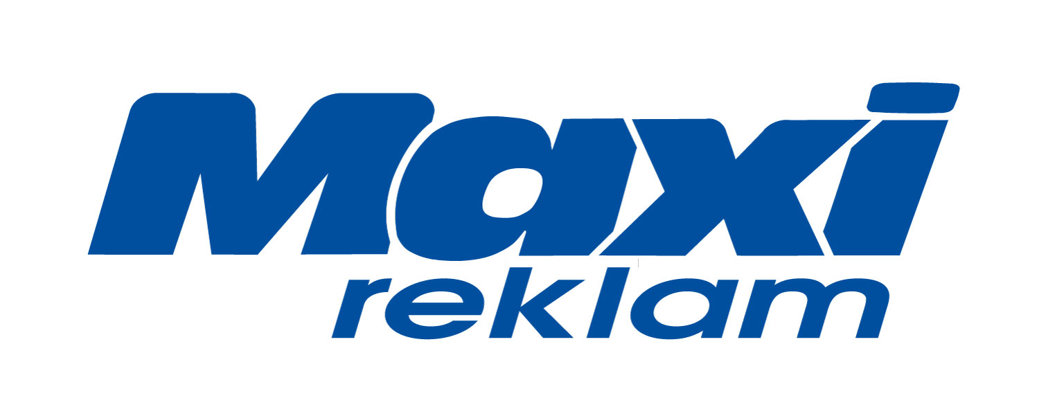 Maxi screen - skylt - reklam Aktiebolag logotyp
