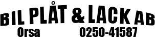 Orsa Bil, Plåt & Lack Aktiebolag logotyp