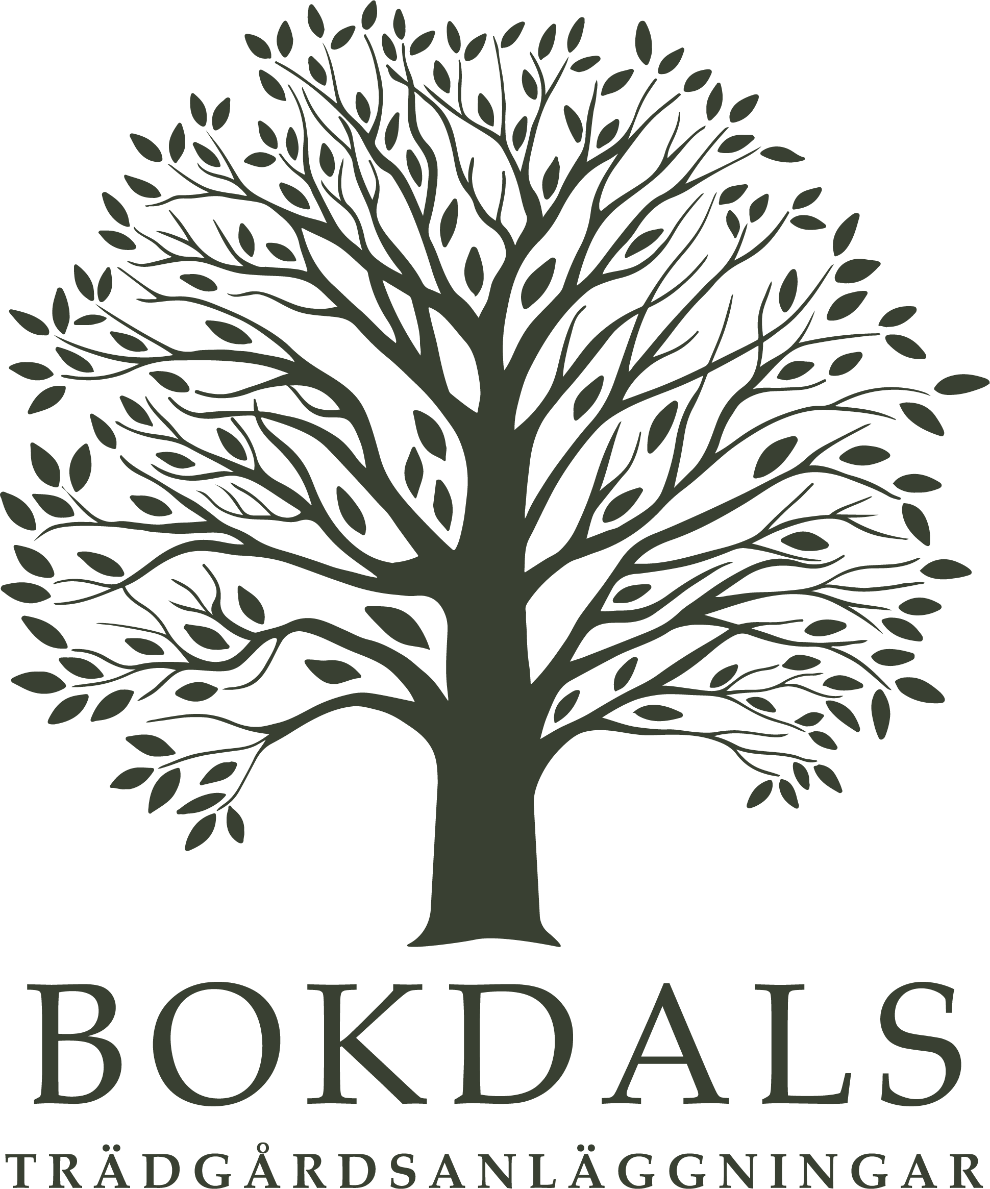 Jan Bokdals Trädgårdsanläggningar Aktiebolag logotyp
