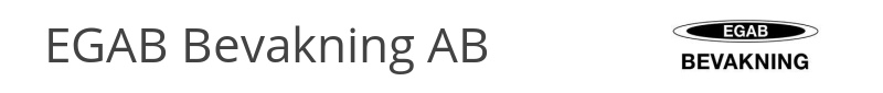 EGAB Bevakning Aktiebolag logotyp