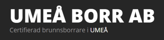 Umeå Borr Aktiebolag logotyp