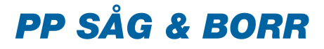 Pelle Palmqvist Såg och Borr i Gävle Aktiebolag logotyp
