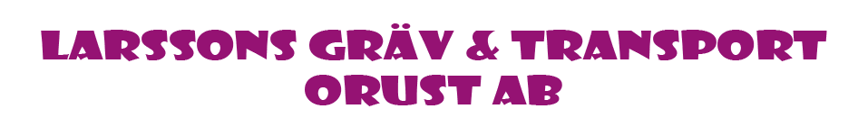 Larssons Gräv & Transport Orust AB logotyp