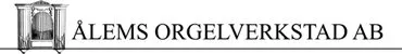 Ålems Orgelverkstad Aktiebolag logotyp