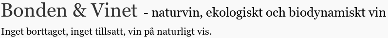 Bonden & Vinet Aktiebolag logotyp