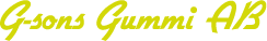 G-sons Gummi Aktiebolag logotyp