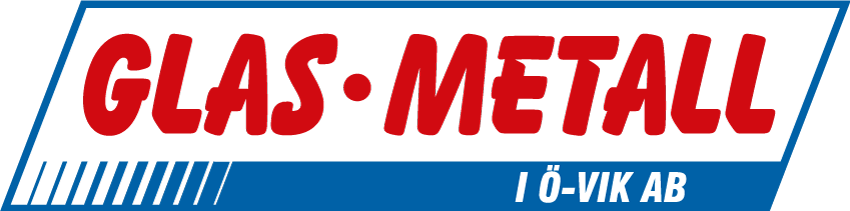 Glas & Metall i Ö-vik Aktiebolag logotyp