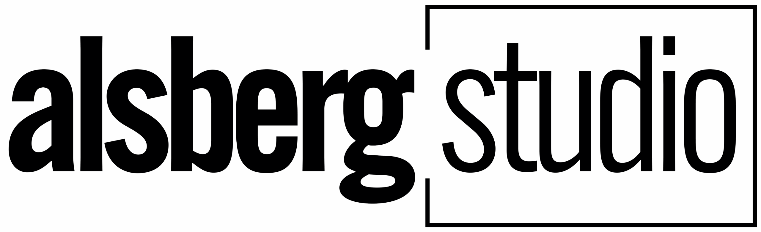 Alsberg Studio AB logotyp