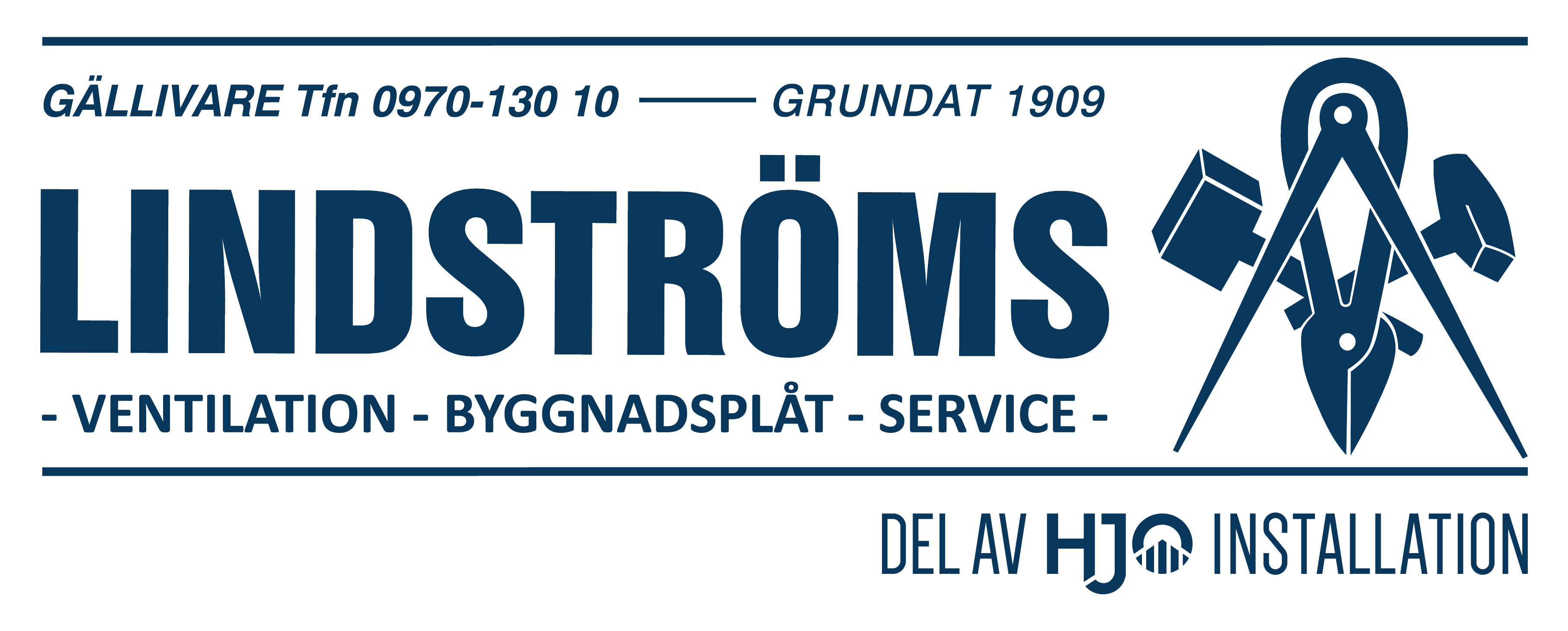 Lindströms Plåtslageri i Gällivare Aktiebolag logotyp