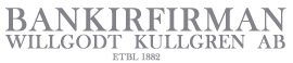 Bankirfirman Willgodt Kullgren Aktiebolag logotyp