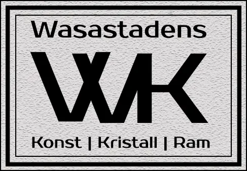 Wasastadens Konst, Kristall & Ram Aktiebolag logotyp