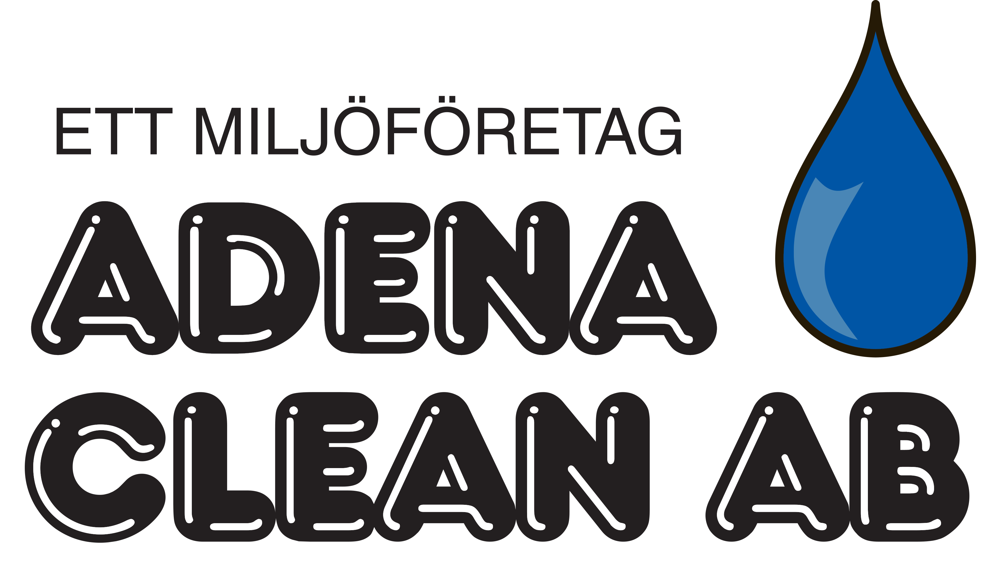 Adena Clean AB logotyp