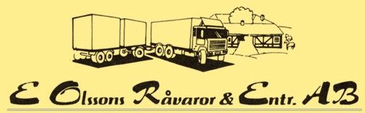 E. Olssons Råvaror och Entreprenader Aktiebolag logotyp