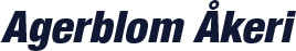 Agerblom Åkeri Aktiebolag logotyp