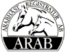 Arabhäst Registratur (ARAB) Aktiebolag logotyp
