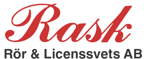 Rask Rör & Licenssvets Aktiebolag logotyp