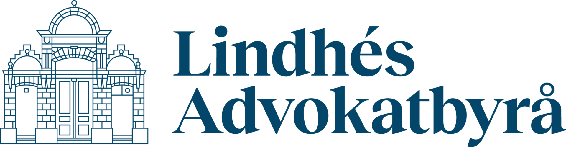 A. Lindhés Advokatbyrå Aktiebolag logotyp
