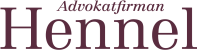 Advokatfirman Hennel AB logotyp