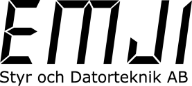 EMJI Styr och Datorteknik Aktiebolag logotyp