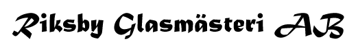 Riksby Glasmästeri- & Ramaffär Aktiebolag logotyp