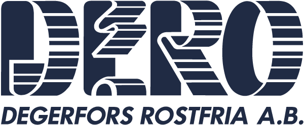 DERO Degerfors Rostfria Aktiebolag logotyp