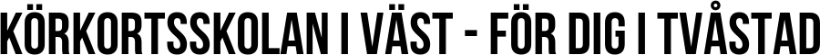 Körkortsskolan i Väst AB logotyp