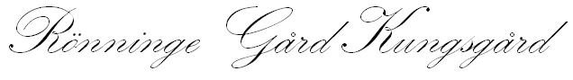 Rönninge Gård Kungsgård Aktiebolag logotyp