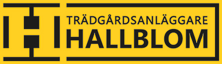 Trädgårdsanläggare Hallblom Aktiebolag logotyp