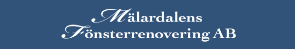 Mälardalens Fönsterrenovering AB logotyp